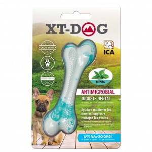 Huesito Antimicrobial Caucho Masticable XT-DOG