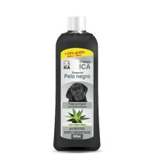 Champú especial de pelo negro con Aloe Vera para perros